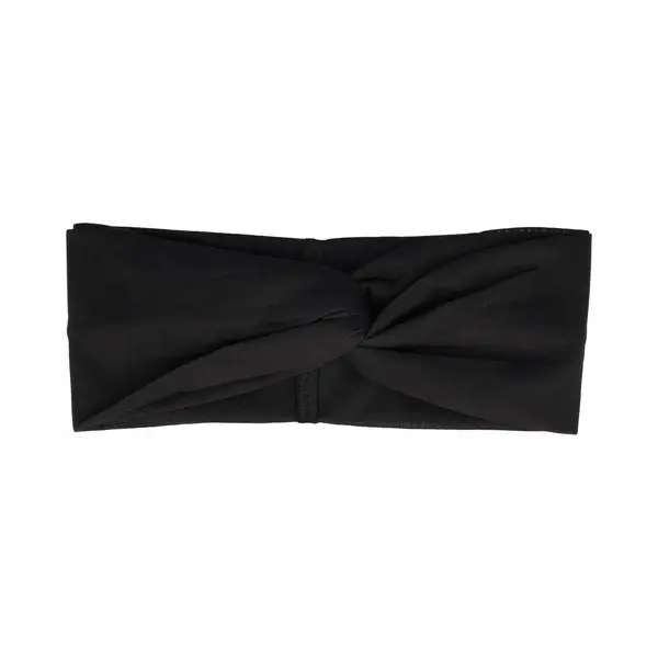 Haarsoires Haarband Twist 9cm – Basic – Effen Kleur – Jersey Stof – Zwart - Zachte Knoop Hoofdband - Haaraccessoire Voor Dames & Meisjes - thumbnail