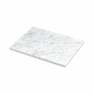 Luxury Quarry Marmor Schneidebrett, Weiß, 45 X 35 X 2 Cm, Naturstein