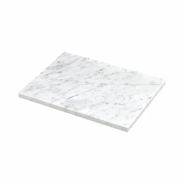 Luxury Quarry Marmor Schneidebrett, Weiß, 45 X 35 X 2 Cm, Naturstein thumbnail