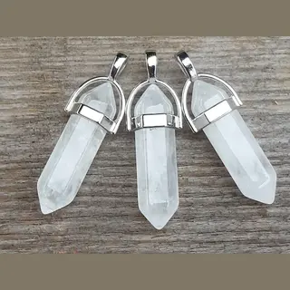 Transaxle 'De Kristalmijn' Edelsteen Bergkristal - Pendel - Healing Punt Hanger