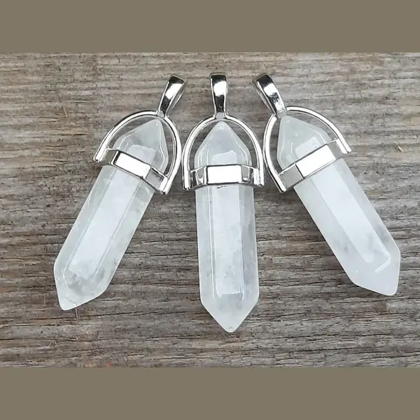 Transaxle 'De Kristalmijn' Edelsteen Bergkristal - Pendel - Healing Punt Hanger thumbnail