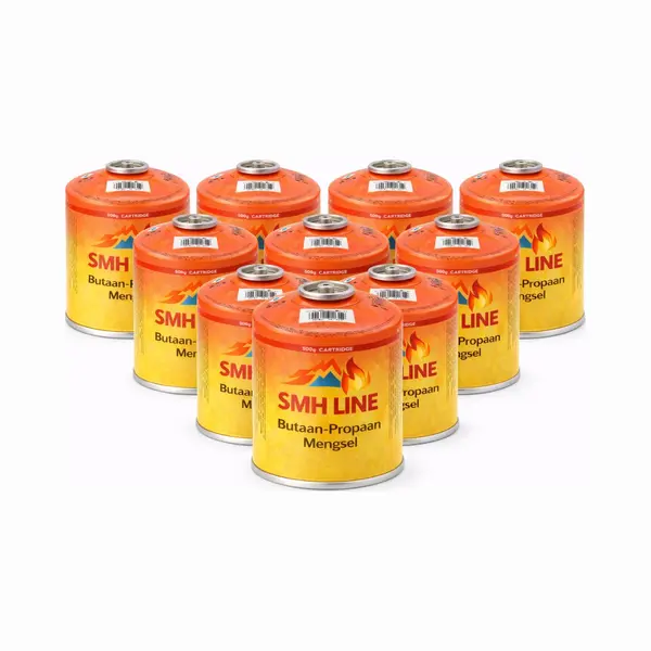 Smh Line® 2x 500g Butan Schraubkartusche Universalgewinde 7/16 Gaskartuschen Ventilkartusche En 417 Gewinde Ventil Bunsenbrenner Propan Mix thumbnail