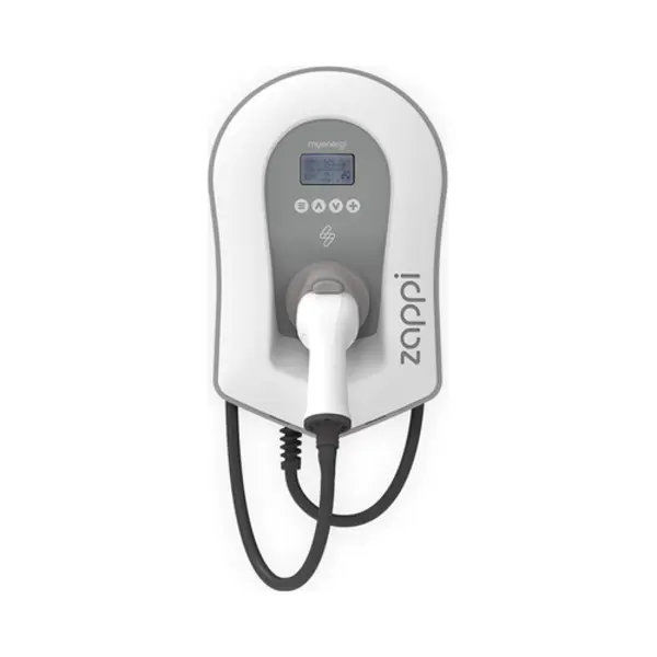 myENERGY Zappi-2H22TW-T oplaadstation voor elektrische voertuigen Grijs, Wit Kunststof Muur 3 Ingebouwd display Led thumbnail
