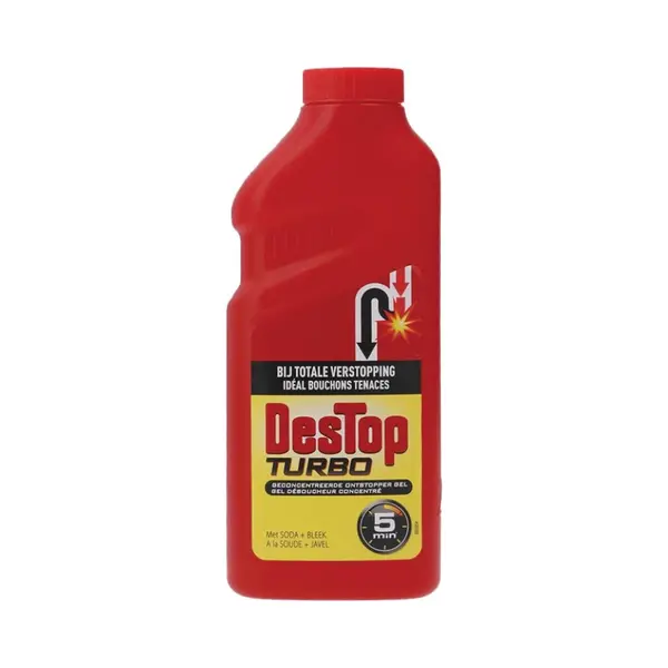 Destop Turbo Ontstopper In 5 Minuten - 500ml X6 thumbnail