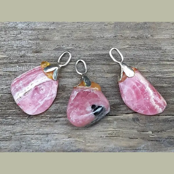 Transaxle 'De Kristalmijn' Edelsteen Rhodochrosiet Hanger thumbnail