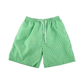 Emilie collection Steur Design - Zwembroek - Groen - Ananas - Extra Lang
