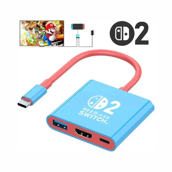 Universeel Docking Station Geschikt Voor Nintendo Switch 2 thumbnail