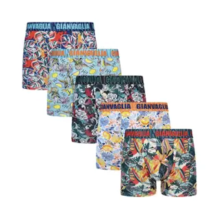 Gianvaglia Heren Boxershorts Katoen - 5-Pack - Maat L