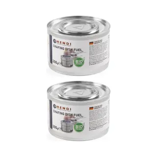 Hendi Brandpasta Voor Chafing Dish – Ethanol – 3 Uur Brandduur – 200g – Roet- En Geurloos – 2 Stuks