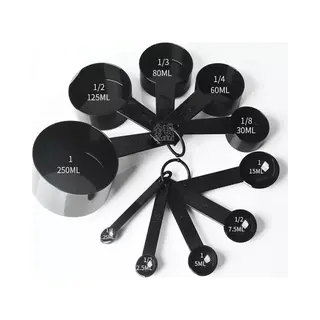 Maatbeker Set 10 Stuks - 10-delige Maatbeker Set - 10 Verschillende Maten - Keuken - Keukentools