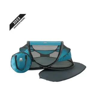 Deryan Baby Luxe Campingbedje - Inclusief Zelfopblaasbare Matras 2, 5 Cm - Ocean