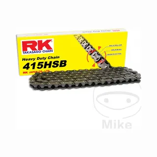 R&K Rk Heavy Duty Motorcycle Bike Drive Chain 415 H (Hsb) 122 Links With Split Link