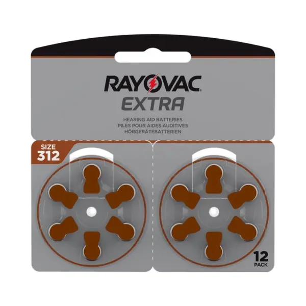 Rayovac Extra Hoorbatterijen 312 - Type 312 - 0% Kwik - 12 Stuks thumbnail