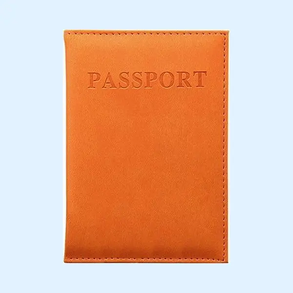 Oranje Paspoort Protector - Beschermhoes - Paspoorthouder - Cover - Mapje thumbnail