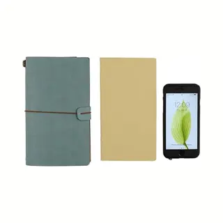 Peter Pauper Press Voyager Refillable Notebook - Light Blue (Traveler's Journal, Planner, Notebook)