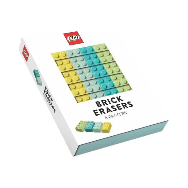 Chronicle Books Lego Brick Erasers , 8 Erasers thumbnail