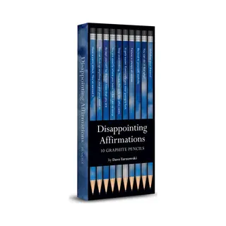 Chronicle Books Disappointing Affirmations Pencils
