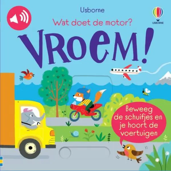 Usborne Schuif En Luister 1 - Wat Doet De Motor? Vroem! thumbnail