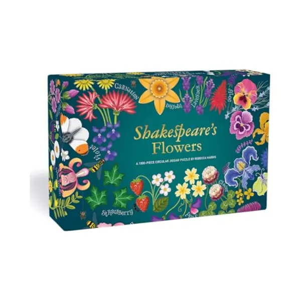Skittledog Shakespeare's Flowers, A 1000-Piece Jigsaw Puzzle With A Poetic Host Of Flowers, Plants And Animals thumbnail