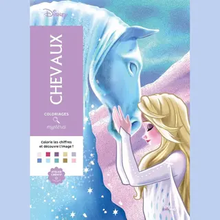 hachette heroes Atelier Créatif Disney Coloriages Mystères Coloriages Mysteres Disney - Chevaux - Hachette - Kleuren Op Nummer Kleurboek Voor Volwassenen