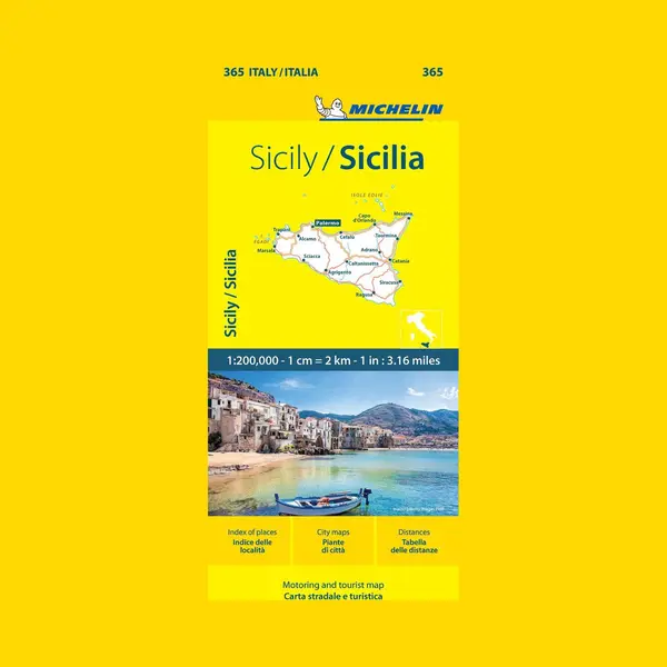 Sicily - Michelin Local Map 365 thumbnail