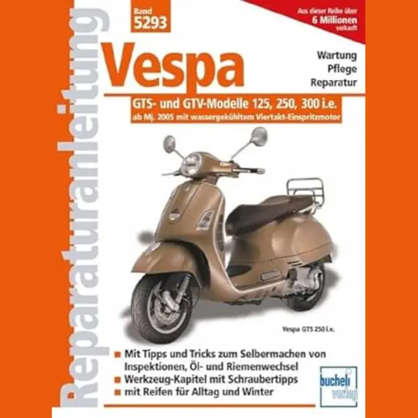 Bucheli Verlags Ag Vespa Gts 125/250/300 - Ab Modelljahr 2005 thumbnail