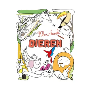 Kleurenboek Dieren | Boek | Educatief Met Dierenillustraties