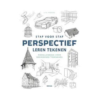 Lise Herzog Stap Voor Stap Perspectief Leren Tekenen / Modellenboek Voor Beginnende Tekenaars