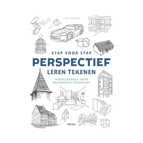 Lise Herzog Stap Voor Stap Perspectief Leren Tekenen / Modellenboek Voor Beginnende Tekenaars thumbnail
