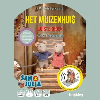 Het Muizenhuis Luisterkaart Besties - Sam & Julia Luisterboek - Luisterboek Kinderen Nederlands