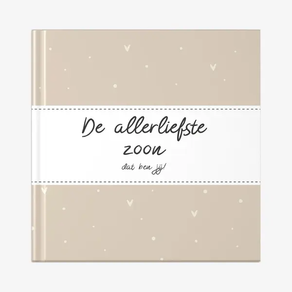 Fyllbooks - Invulboek Allerliefste Zoon - Cadeau Voor Zoon - Incl. Quotes En 6 Foto's - 30 Pagina's thumbnail