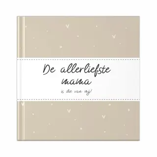 Fyllbooks - Invulboek Allerliefste Mama - Cadeau Voor Mama - Moederdag - Incl. Quotes En 6 Fotopagina's - 30 Pagina's