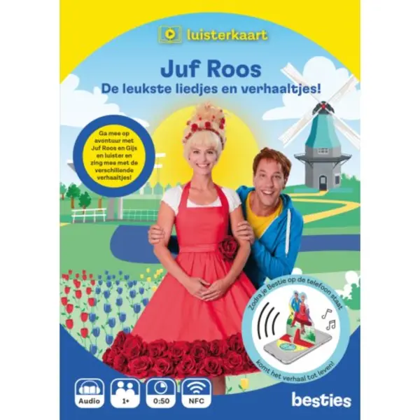 Juf Roos Luisterkaart Besties - De Leukste Liedjes En Verhaaltjes - Luisterboek Kinderen Nederlands thumbnail