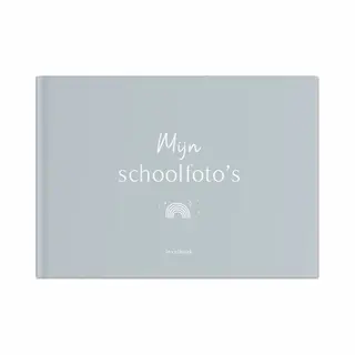 Fyllbooks - Schoolfotoboek Invulboek - Schoolfoto Album - Schooljarenboek - Blauw - Geschikt Voor, 12 Portret- En Klassenfoto's