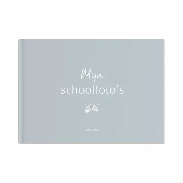 Fyllbooks - Schoolfotoboek Invulboek - Schoolfoto Album - Schooljarenboek - Blauw - Geschikt Voor, 12 Portret- En Klassenfoto's thumbnail