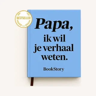 BookStory Papa, Ik Wil Je Verhaal Weten – Invulboek Voor Papa | Origineel Vaderdag Cadeau & Geschenk | Persoonlijk Invulboek Volwassenen