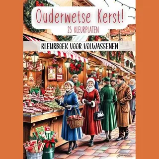 Kleurboek Voor Volwassenen - Ouderwetse Kerst!