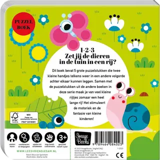 ImageBooks Factory Puzzelboek Vriendjes In Een Rij - In De Tuin