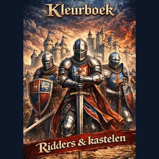 Kleurboek, Ridders & Kastelen