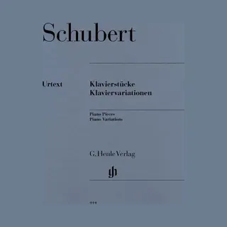 Henle G. Verlag Schubert Franz - Klavierstücke - Klaviervariationen
