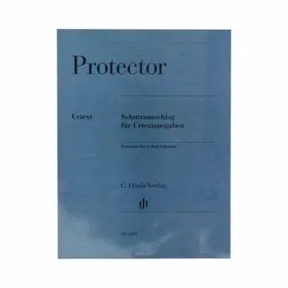 Henle Verlag Protector, Notenbuchumschlag Aus Mehrfarbigem Kunststoff Ohne Verschluss, 235 X 235 Cm