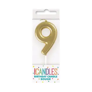 Unique Party 19959 cake candle/sparkler Gold 1 pc(s)