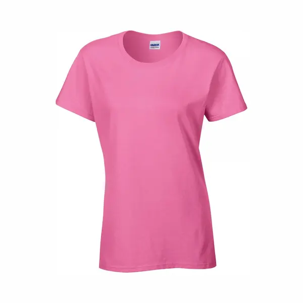 Gildan Heavy Cotton™Semi-fitted Ladies' T-shirt GI5000L - Azalea - L thumbnail
