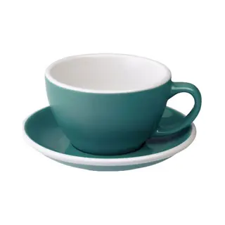 Café Latte Cup With A Saucer Loveramics Egg Teal, 300 Ml