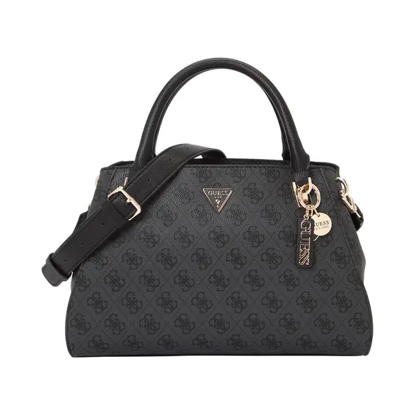 Guess Handtas 'Noelle Ii Luxury Satchel' Donkerbruin / Grafiet thumbnail