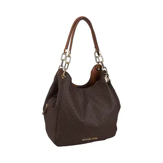 Michael Kors Handtasche Lillie Large Chain Shoulder Tote Mk Signature, Hobo Bags