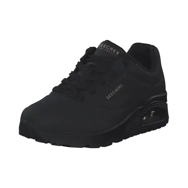 Skechers Schnürschuh Skechers Uno Schuhe Schwarz Damen Sneakers 73690 thumbnail