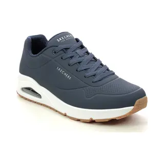 Skechers, Mannen, Sneakers, Veterschoenen, Blauw, (42)