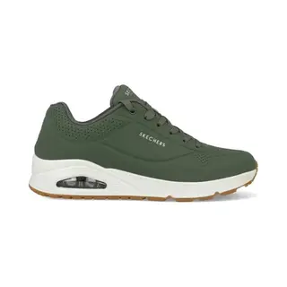 Skechers Uno Stand On Air Sneakers Voor Heren, Wit Navy