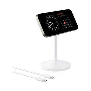 Anker MagGo Kopfhörer, Kopfhörer, Smartphone, Smartwatch Weiß Usb Kabelloses Aufladen Schnellladung Drinnen
